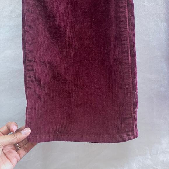 Levi's Pants Womens 27 (29x31) Red 725 High Rise Bootcut Corduroy‎ Jeans Stretch - Picture 6 of 10